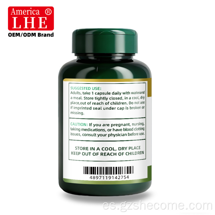 Shecome Black Cohosh Cápsulas Sudor nocturno Apoyo a la menopausia